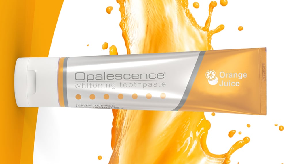 New Flavor Orange Juice Toothpaste