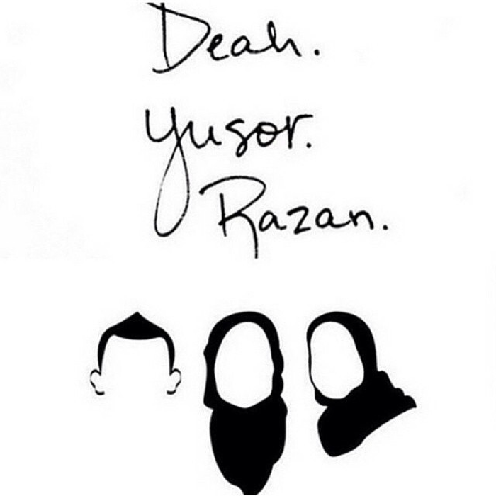 Deah, Yusor and Razan